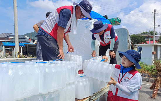 가뭄 구호물품 슬라이드