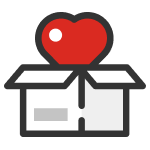 구호물품 아이콘 이미지